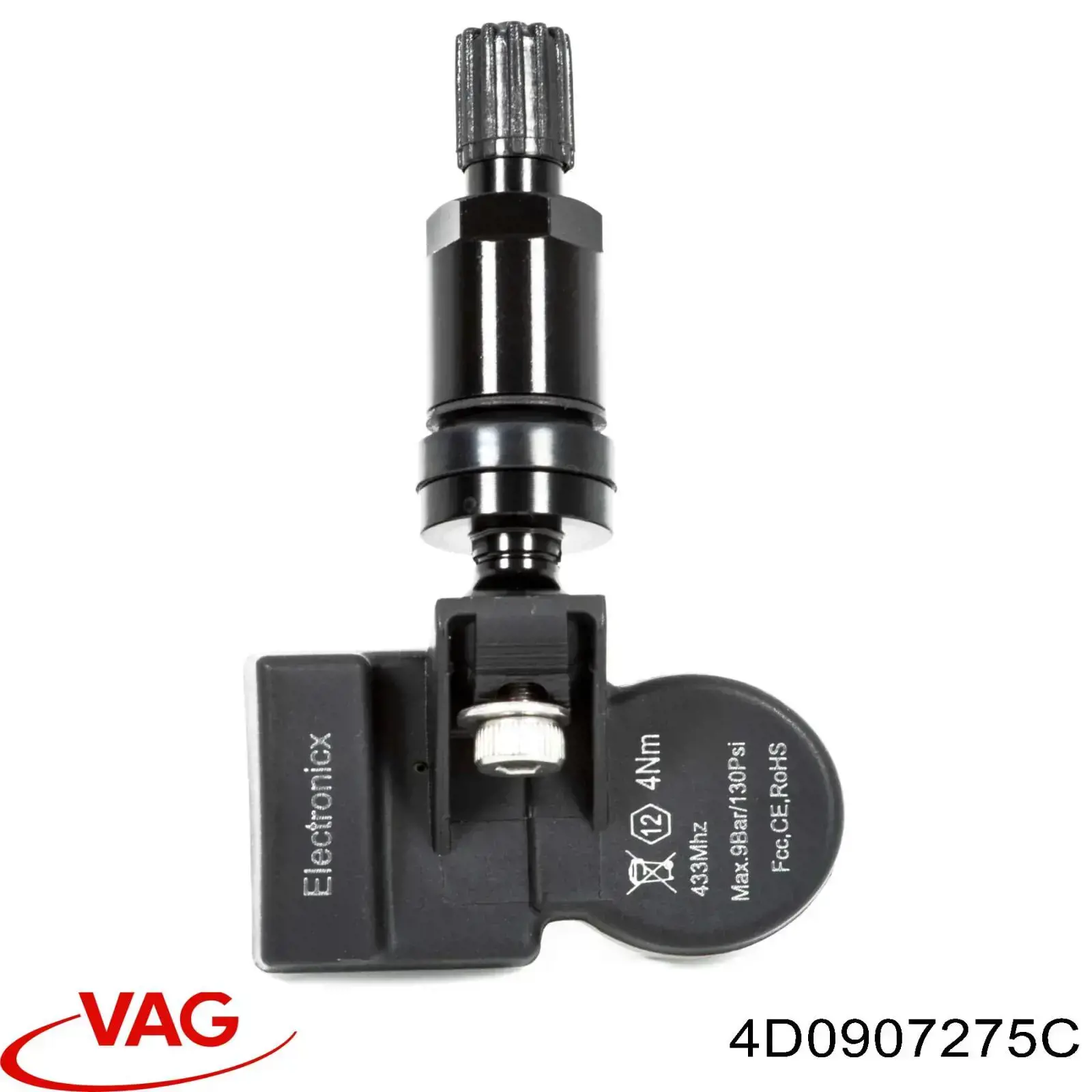 Do koszyka 4D0907275C VAG Czujnik ciśnienia w oponach