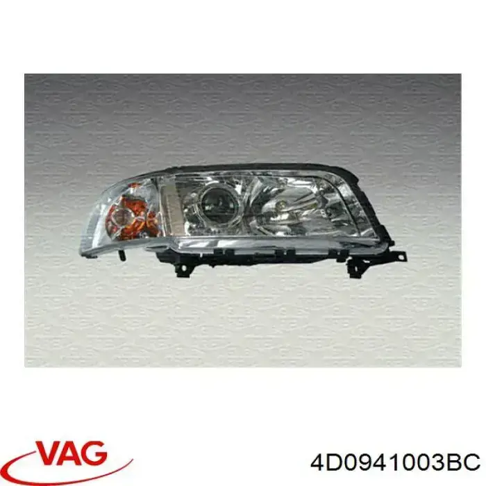 Do koszyka 4D0941003BC VAG Reflektor lewy