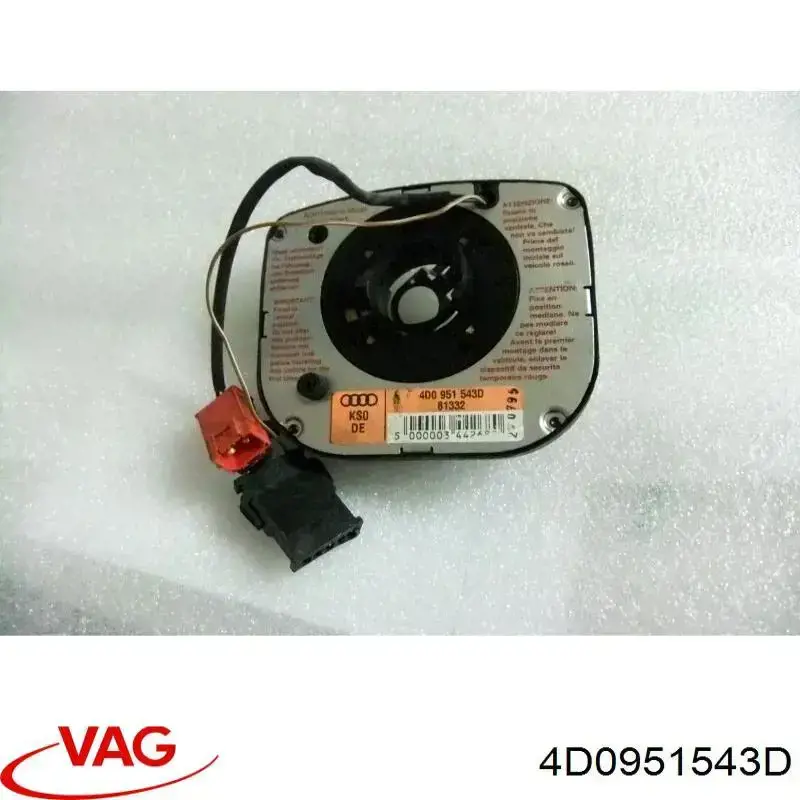  Pierścień kontaktowy AIRBAG, taśma kierownicy  Audi A8 