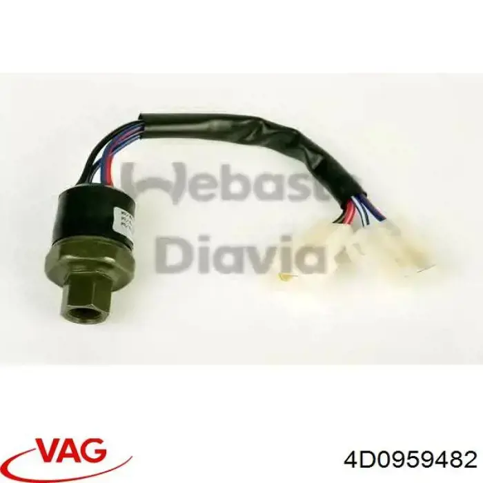 Czujnik ciśnienia bezwzględnego klimatyzacji VAG 4D0959482 cena, od 23,91 USD