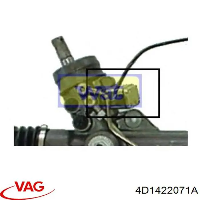 Listwa kierownicza (maglownica) VAG 4D1422071A cena, od  