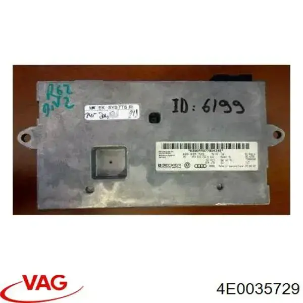 Do koszyka 4E0035729 VAG Blok sterujący Bluetooth