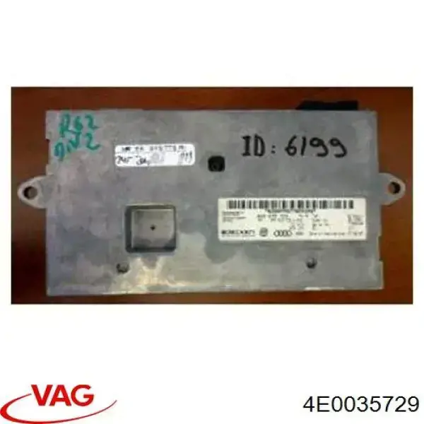 Do koszyka 4E0035729 VAG Blok sterujący Bluetooth