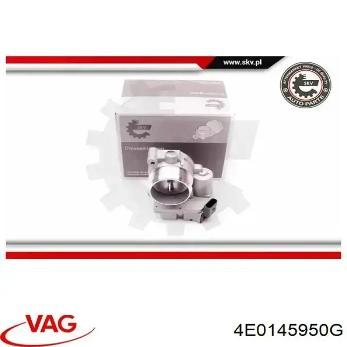 Do koszyka 4E0145950G VAG Przepustnica, komplet