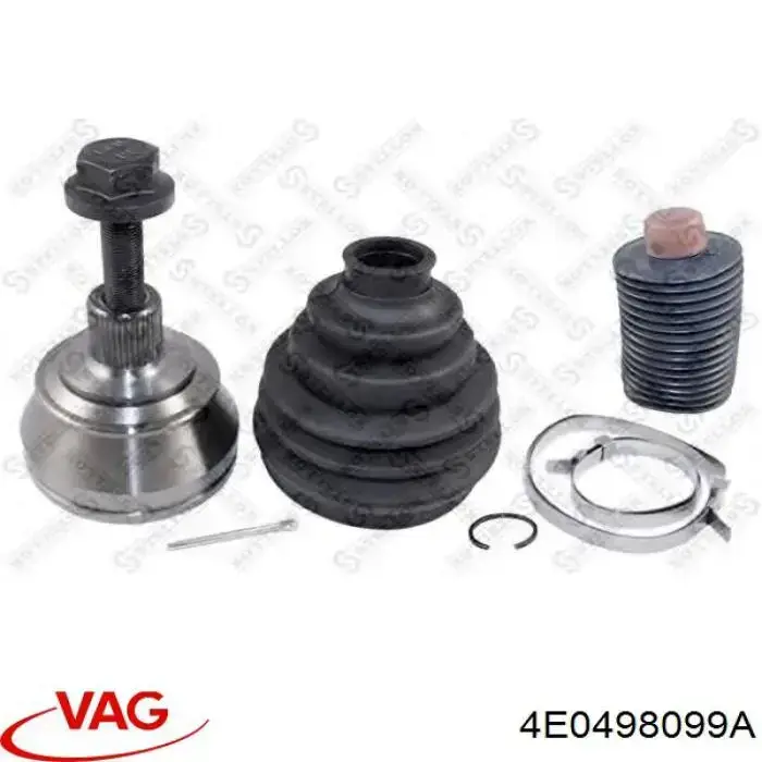 Przegub homokinetyczny przedni zewnętrzny VAG 4E0498099A cena, od 57,59 USD