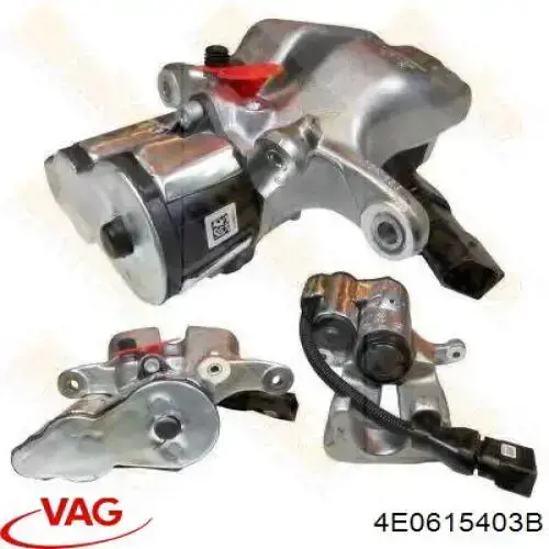 Zacisk hamulcowy tylny lewy VAG 4E0615403B cena, od 135,02 USD