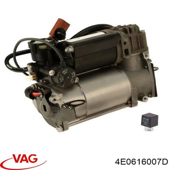 Kompresor zawieszenia pneumatycznego VAG 4E0616007D cena, od 316,10 USD