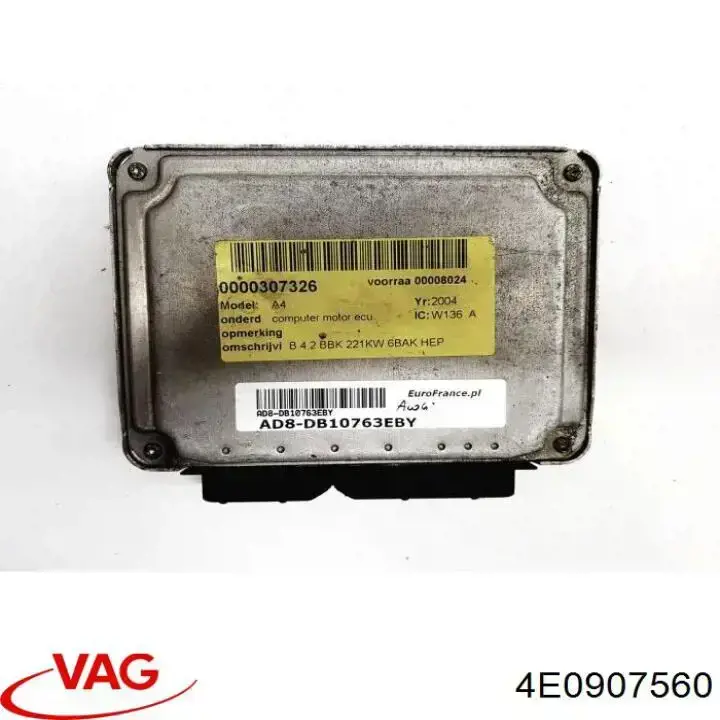 Sterownik silnika do Audi A8 D3 4E2, 4E8