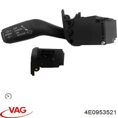 Przełącznik zespolony, sterownik tempomatu VAG 4E0953521 cena, od 40,86 USD