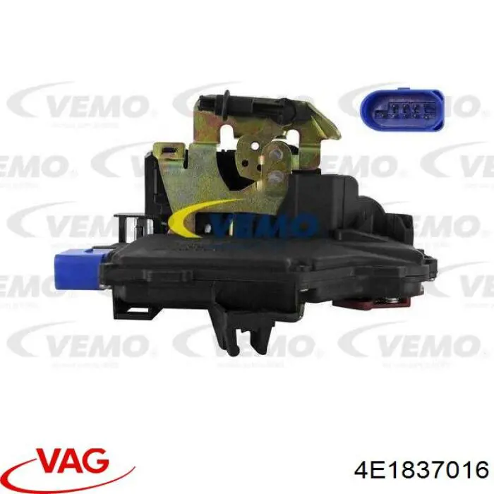 4E1837016 VAG Zamek drzwi przednich prawych