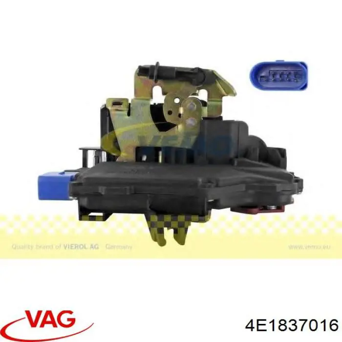 Do koszyka 4E1837016 VAG Zamek drzwi przednich prawych