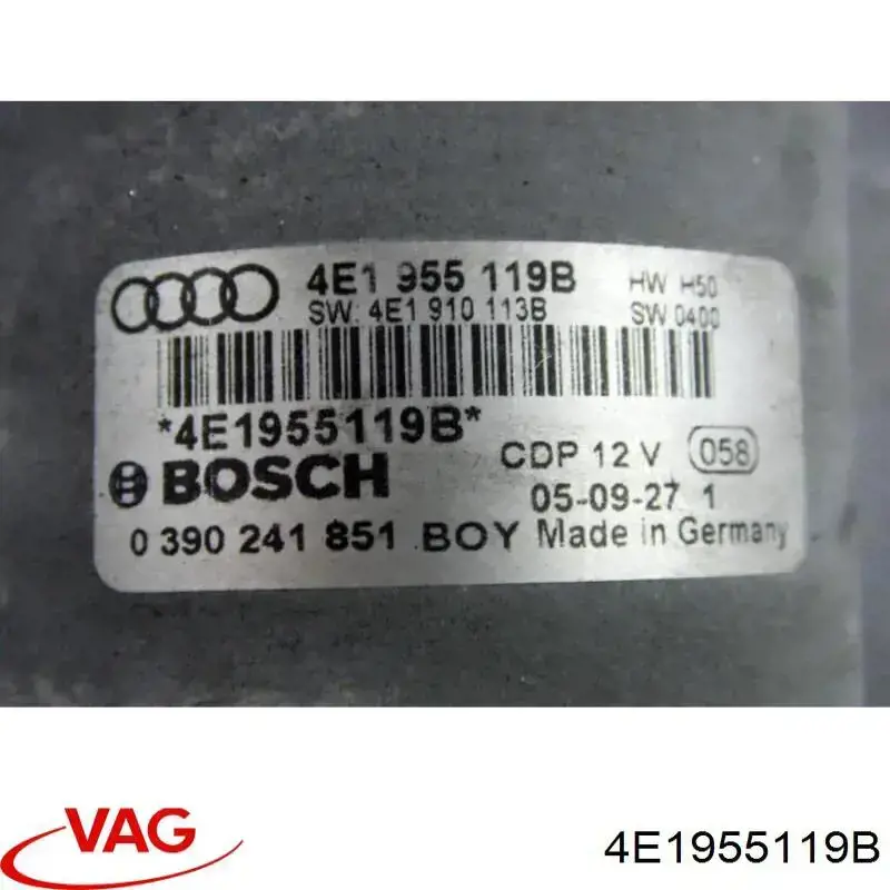 4E1955119B VAG Silniczek wycieraczki szyby przedniej