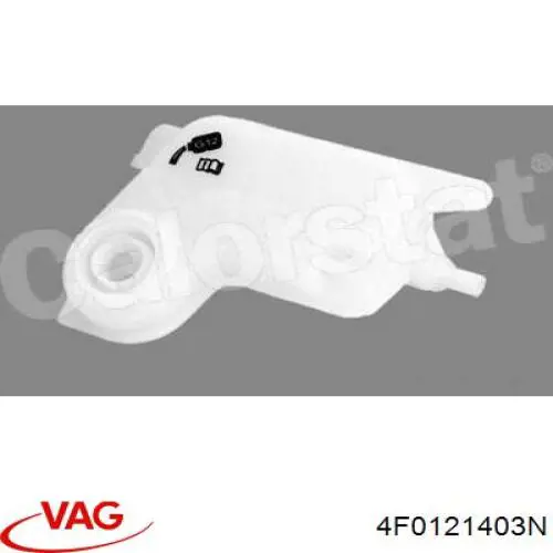 Zbiorniczek wyrównawczy układu chłodzenia VAG 4F0121403N cena, od 32,90 USD