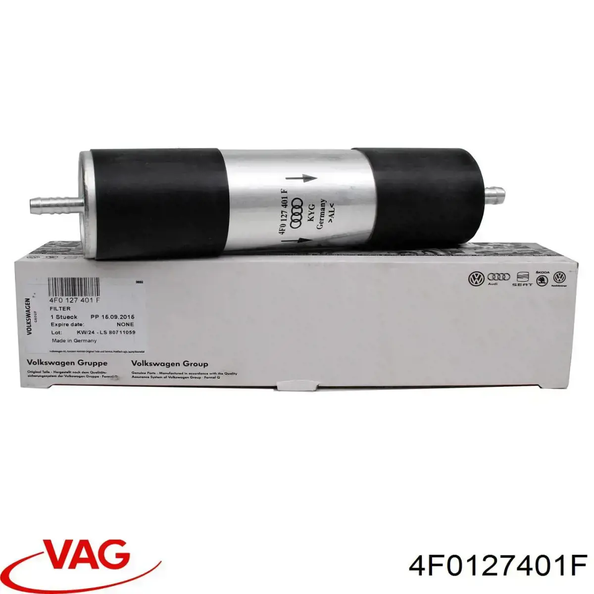 Filtr paliwa VAG 4F0127401F cena, od 27,18 USD