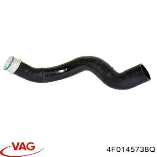 Do koszyka 4F0145738Q VAG Przewód (króciec) intercoolera