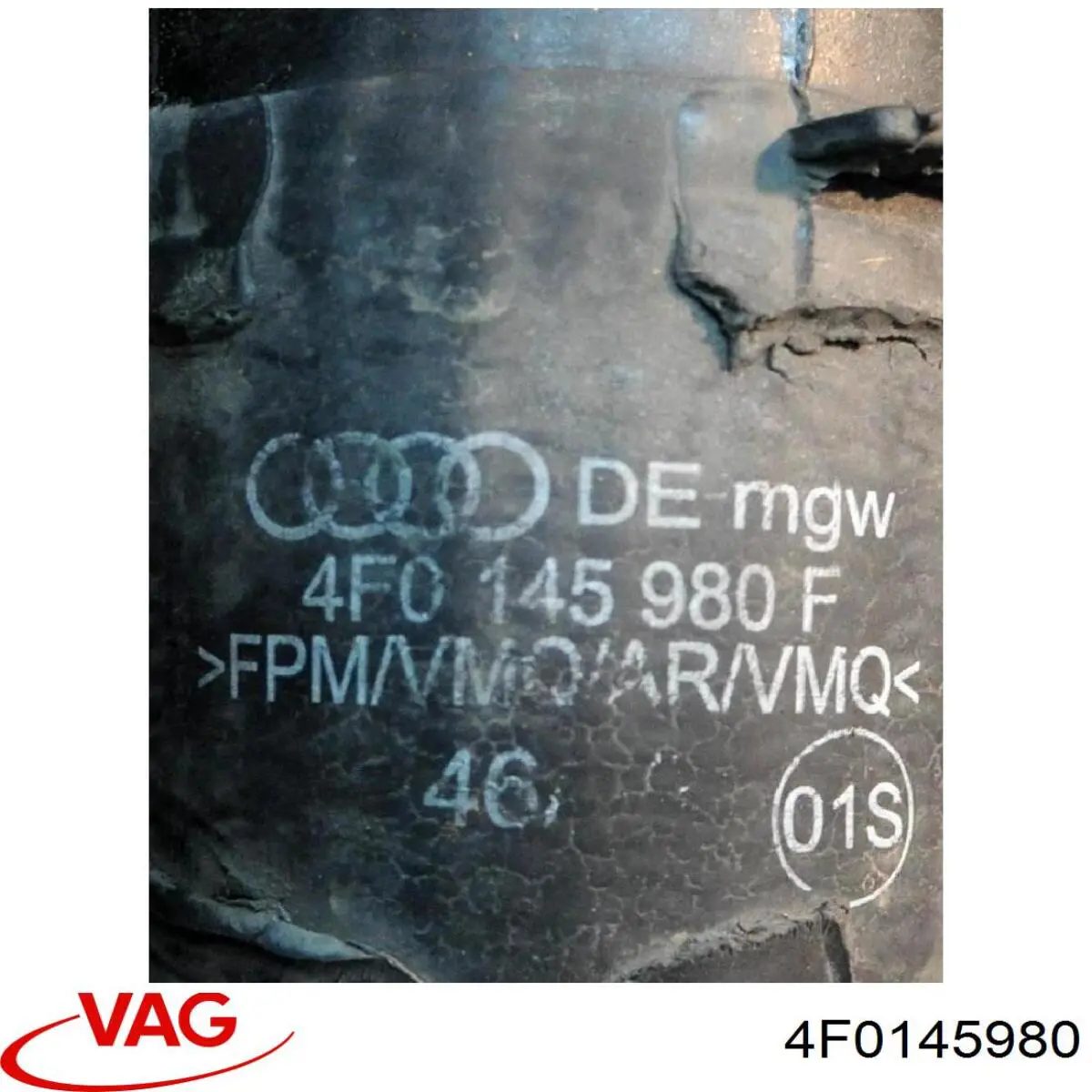 Do koszyka 4F0145980 VAG Przewód (króciec) intercoolera
