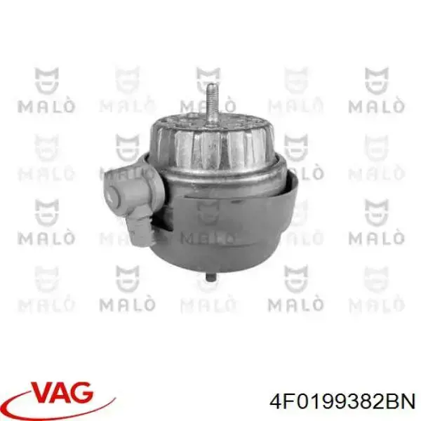 Poduszka (podpora) silnika prawa 4F0199382BN VAG