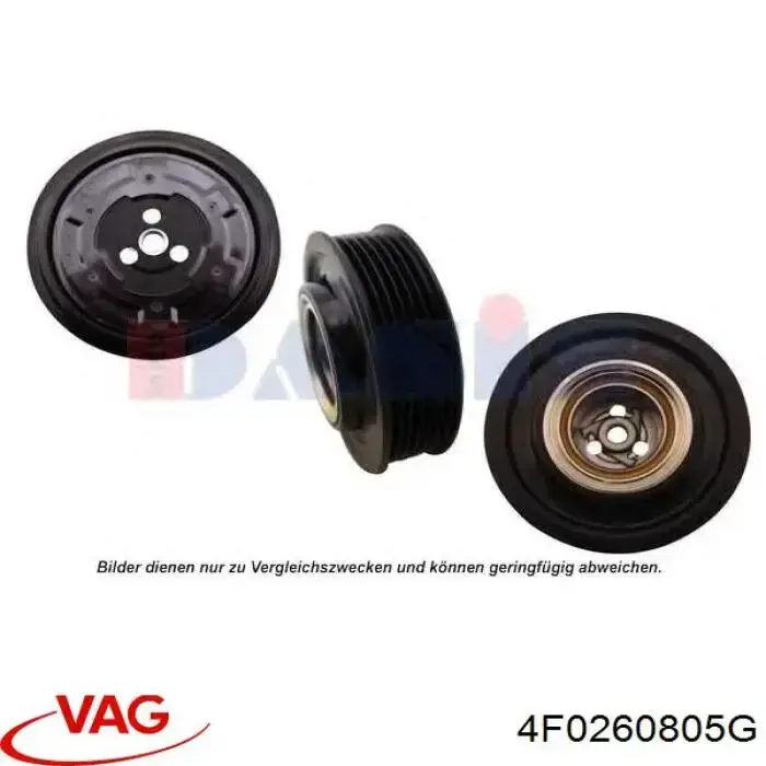 Sprężarka klimatyzacji 4F0260805G VAG