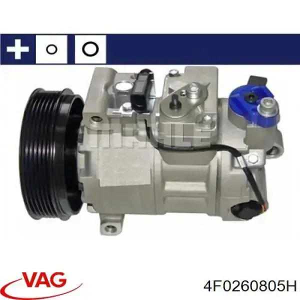 Sprężarka klimatyzacji VAG 4F0260805H cena, od 228,46 USD