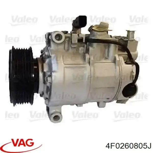 Sprężarka klimatyzacji VAG 4F0260805J cena, od 292,07 USD