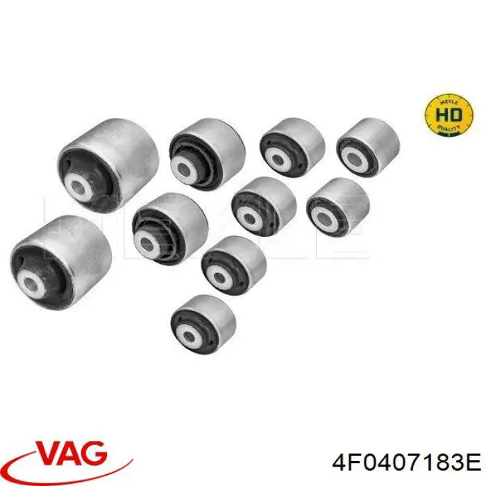 Do koszyka 4F0407183E VAG Silentblock przedniego wahacza dolnego