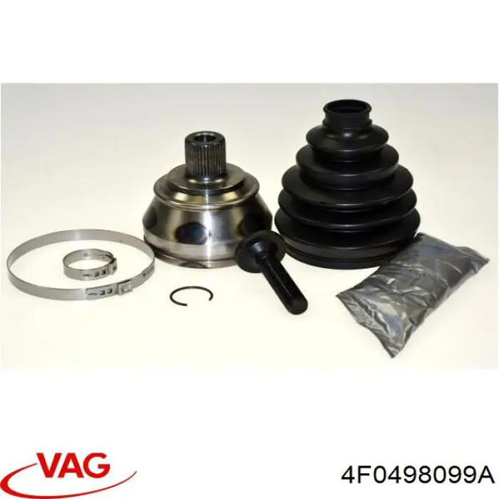 Do koszyka 4F0498099A VAG Przegub homokinetyczny przedni zewnętrzny