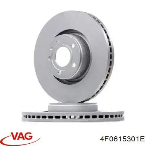 4F0615301E VAG Tarcza hamulcowa przednia
