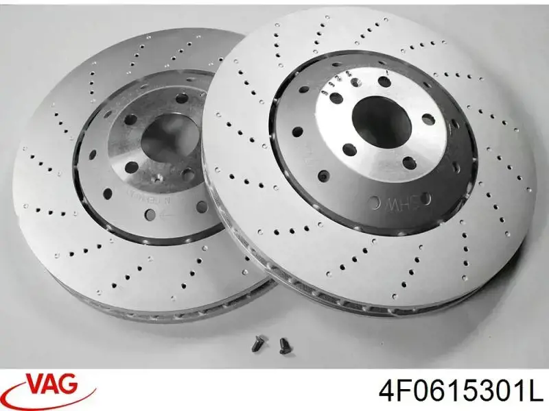 4F0615301L VAG Tarcza hamulcowa przednia