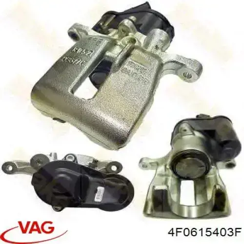 Zacisk hamulcowy tylny lewy VAG 4F0615403F cena, od 115,52 USD
