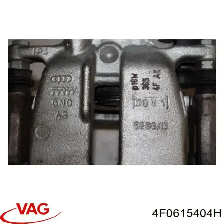 Do koszyka 4F0615404H VAG Zacisk hamulcowy tylny prawy