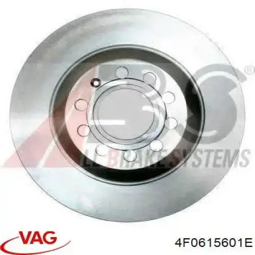 Tarcza hamulcowa tylna VAG 4F0615601E