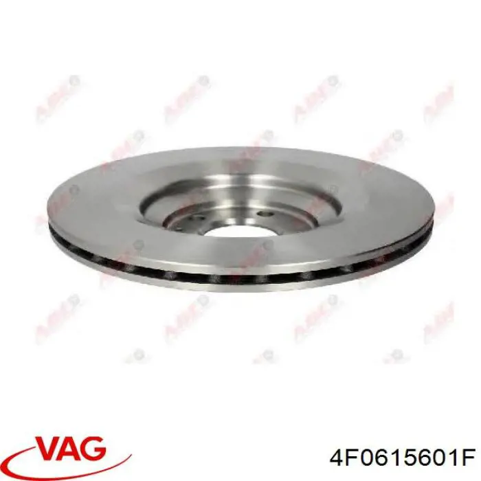 Do koszyka 4F0615601F VAG Tarcza hamulcowa tylna