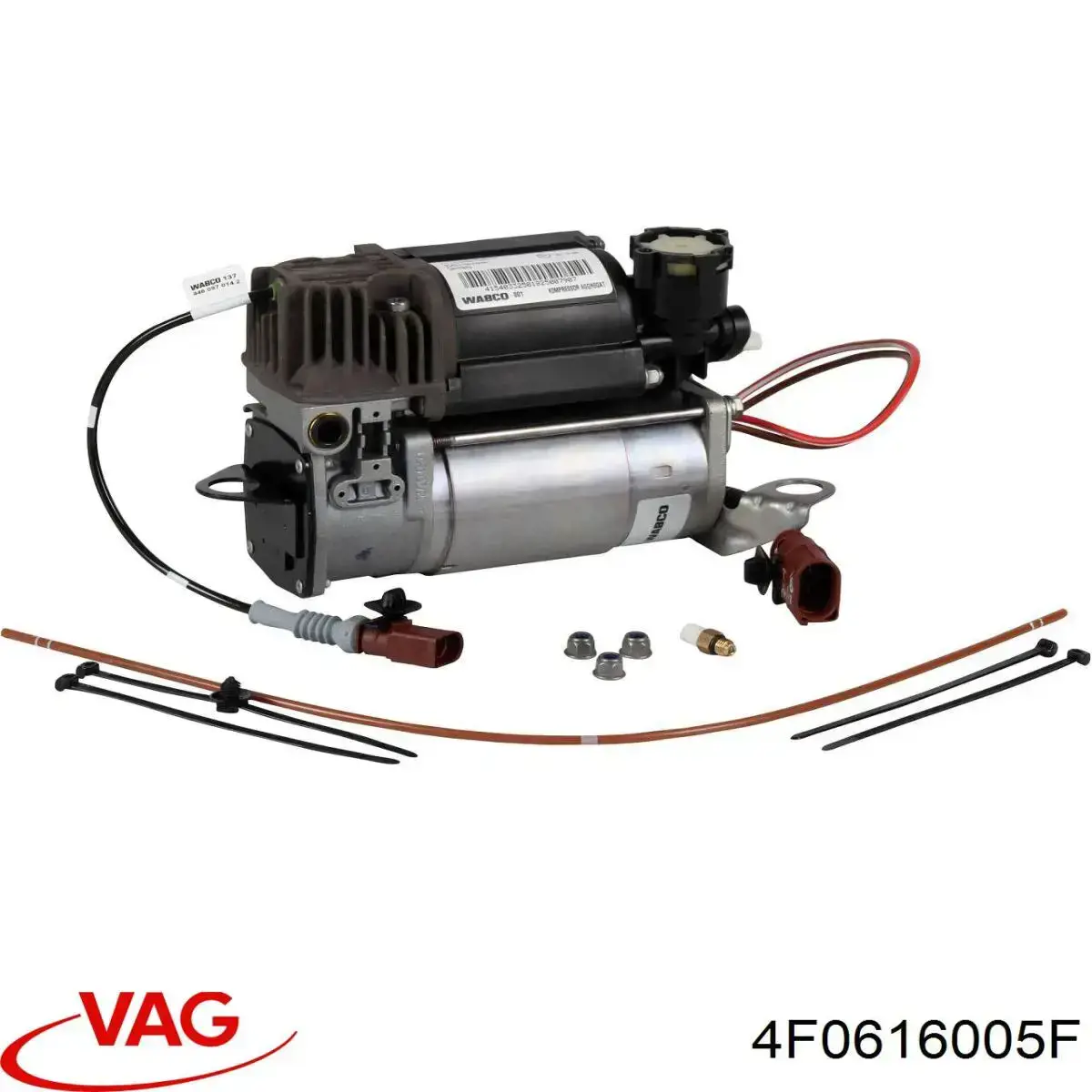 Kompresor zawieszenia pneumatycznego VAG 4F0616005F cena, od 366,69 USD