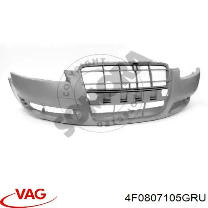 Do koszyka 4F0807105GRU VAG Zderzak przedni