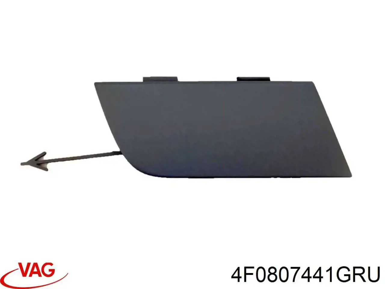 Zaślepka haku holowniczego zderzaka przednia VAG 4F0807441GRU cena, od 6,44 USD