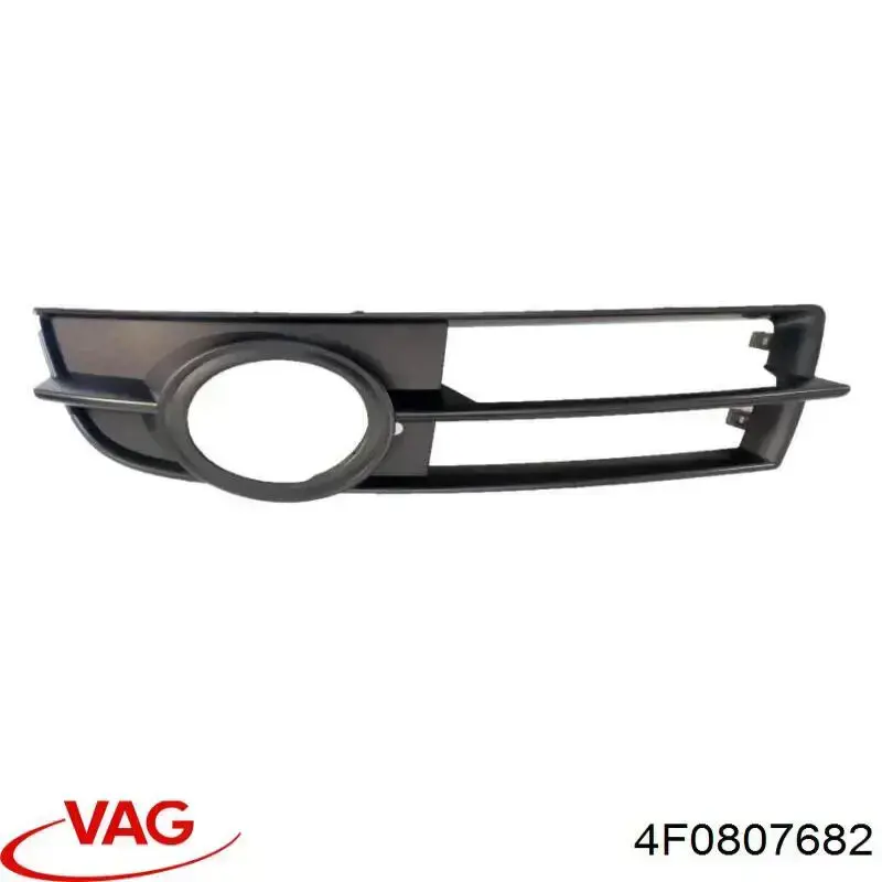 4F0807682 VAG Kratka zderzaka przedniego prawa