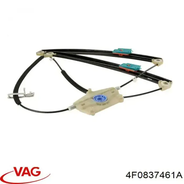 Do koszyka 4F0837461A VAG Mechanizm podnoszenia szyby drzwi przednich lewych