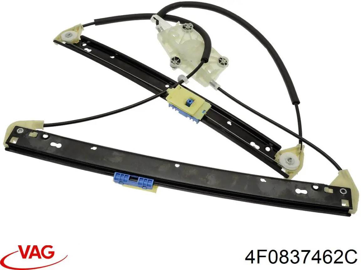 4F0837462C VAG mechanizm podnoszenia szyby drzwi przednich prawych