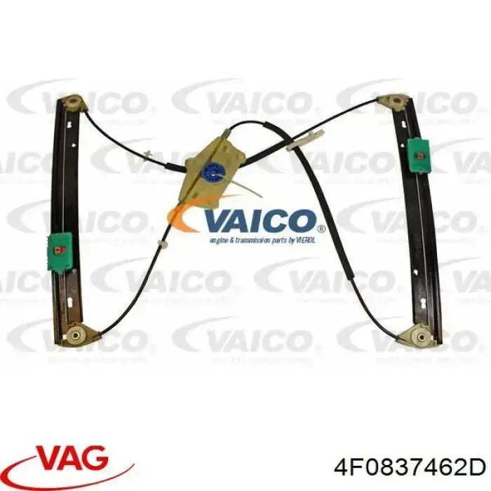 4F0837462D VAG mechanizm podnoszenia szyby drzwi przednich prawych