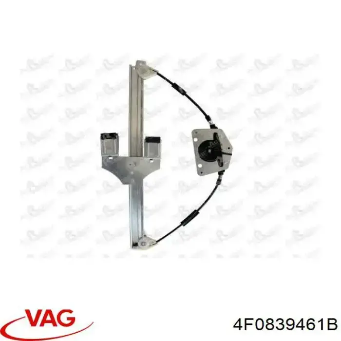 4F0839461B VAG Mechanizm podnoszenia szyby drzwi tylnych lewych