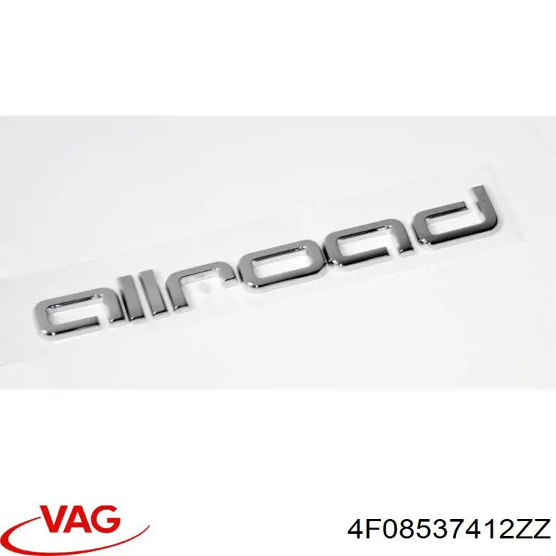 Emblemat na klapę bagaznika (znaczek firmowy) 4F08537412ZZ VAG