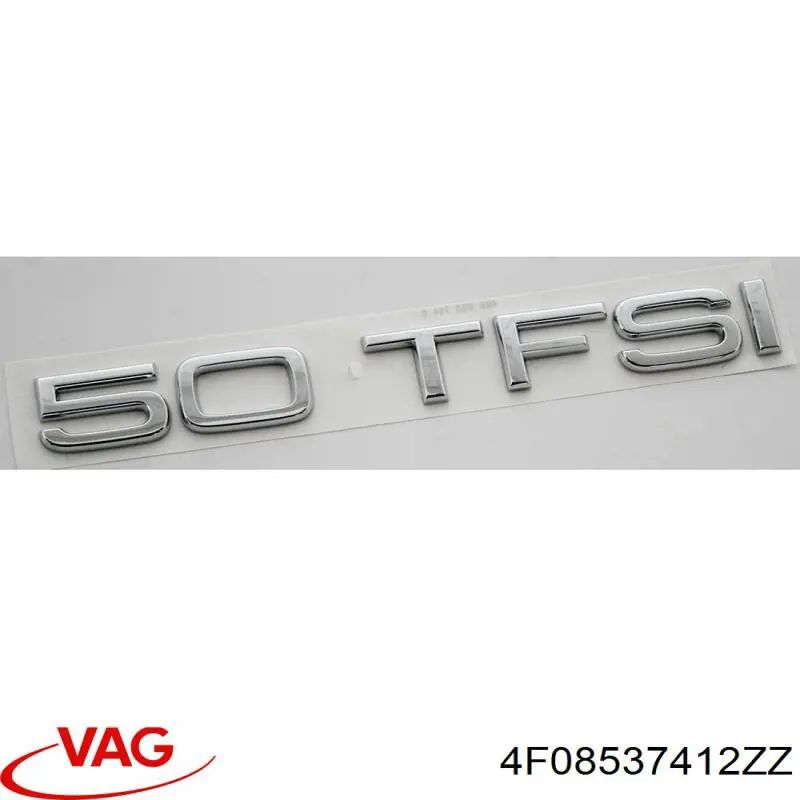 Emblemat na klapę bagaznika (znaczek firmowy) VAG 4F08537412ZZ