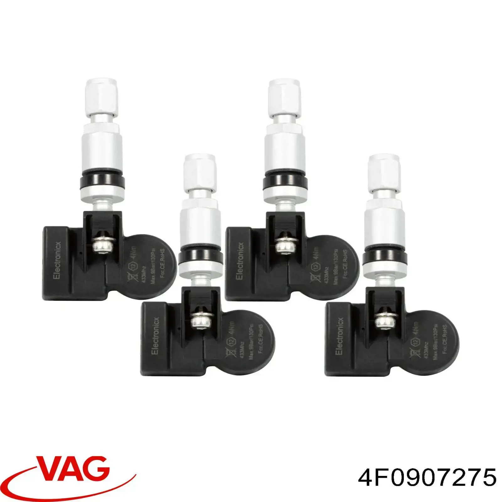 Czujnik ciśnienia w oponach VAG 4F0907275 cena, od 33,51 USD