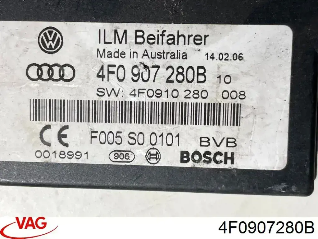 Sterownik instalacji elektrycznej wnętrza VAG 4F0907280B cena, od 37,46 USD