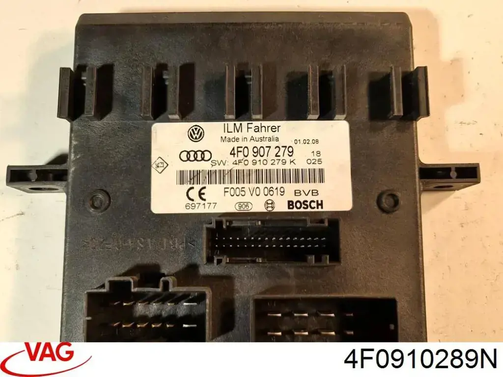 Do koszyka 4F0910289N VAG Blok komfortu