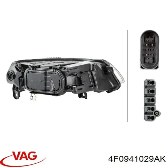 Reflektor lewy VAG 4F0941029AK
