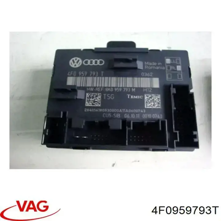 4F0959793T VAG Blok komfortu przednich drzwi