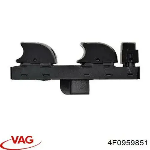 Panel przyciskowy sterowania podnośnikiem szyby przedni lewy VAG 4F0959851 cena, od 27,29 USD