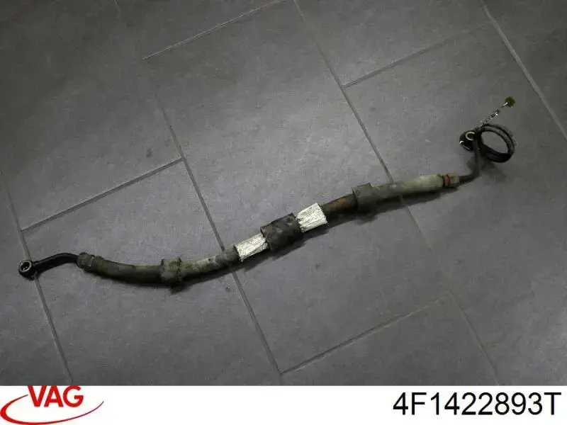 Przewód hydraulicznego układu wspomagania wysokiego ciśnienia, od pompy do maglownicy (mechanizmu) VAG 4F1422893T cena, od 121,44 USD