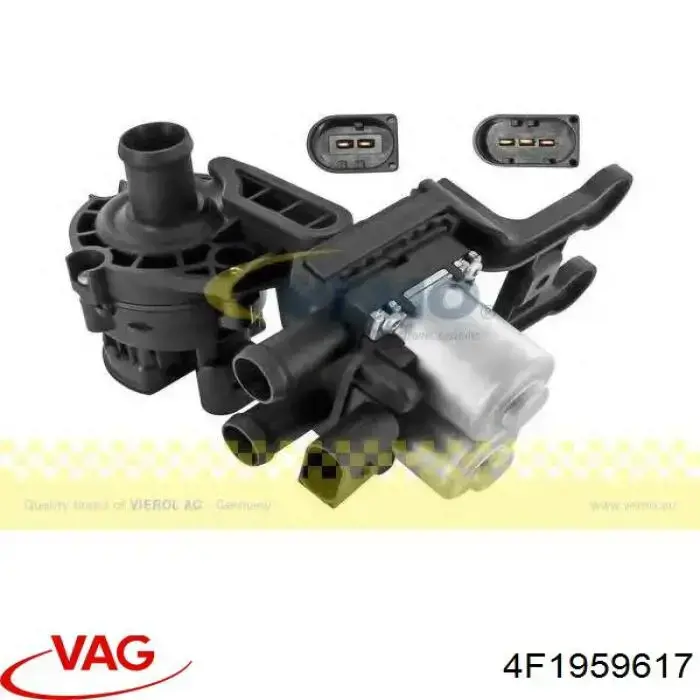 Zawór nagrzewnicy (ogrzewacza) VAG 4F1959617 cena, od 34,92 USD